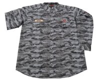 Übergrößen Hemd KAMRO Schwarz Camouflage...
