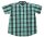 Übergrößen Kurzarm Hemd KAMRO Grün/Türkis/Weiß kariert 3XL-7XL