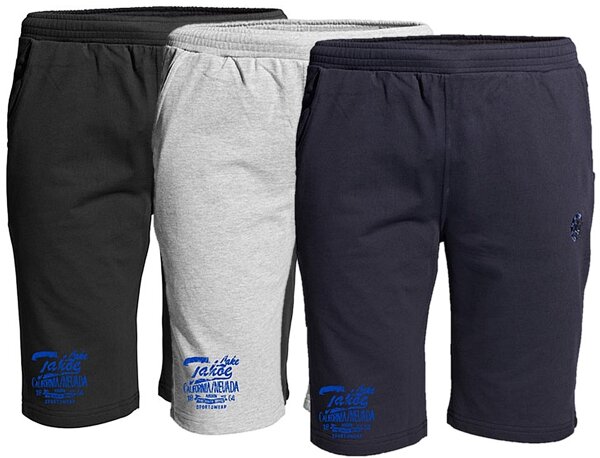 Übergrößen Sweatshort AHORN SPORTWEAR 3 Farben Lake Tahoe blau 3XL-10XL