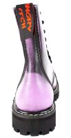 ANGRY ITCH 8-Loch Violett Rub-Off Ranger Leder Stiefel Stahlkappe EU36-48