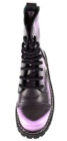 ANGRY ITCH 8-Loch Violett Rub-Off Ranger Leder Stiefel Stahlkappe EU36-48