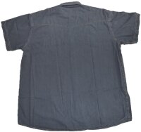 Übergrößen Kurzarm-Jeanshemd KAMRO Grau 9XL und 14XL