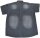 Übergrößen Kurzarm-Jeanshemd KAMRO Grau 9XL und 14XL