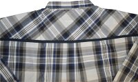 Übergrößen Herren-Karo-Hemd Weiß/Schwarz/Grau/Blau 12XL