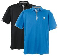 Übergrössen Hippes Polo-Shirt Kurzarm LAVECCHIA...