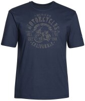 Übergrößen T-Shirt AHORN SPORTSWEAR 12 Farben Ride to Live Grau 3XL-10XL