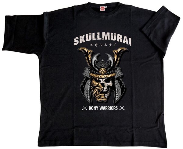 Übergrößen T-Shirt HONEYMOON Skullmurai 12XL