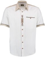 OS Trachten Kurzarmhemd mit Trachten-Stickerei  4XL-5XL
