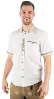 OS Trachten Kurzarmhemd mit Trachten-Stickerei  4XL-5XL