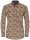 REDMOND Übergrößen Langarmhemd Blau/Beige Paisleymuster 2XL-6XL Comfort Fit