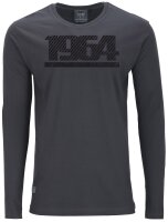 Übergrößen Longshirt AHORN SPORTSWEAR 4 Farben Graphic Number schwarz 3XL-10XL