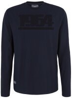 Übergrößen Longshirt AHORN SPORTSWEAR 4 Farben Graphic Number schwarz 3XL-10XL
